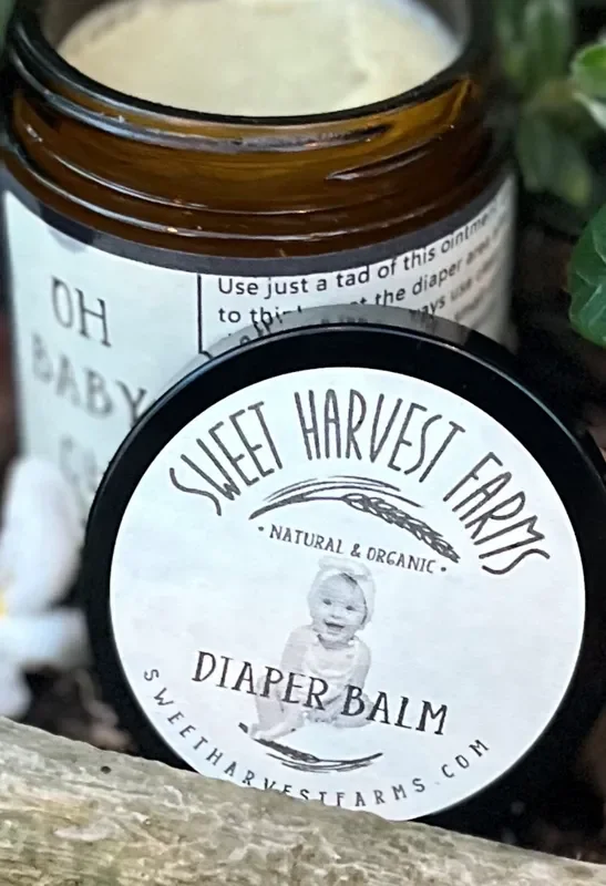 Sweet Harvest Farms “Oh Baby Oh ” Diaper Balm – Zinc-Free & Organic
