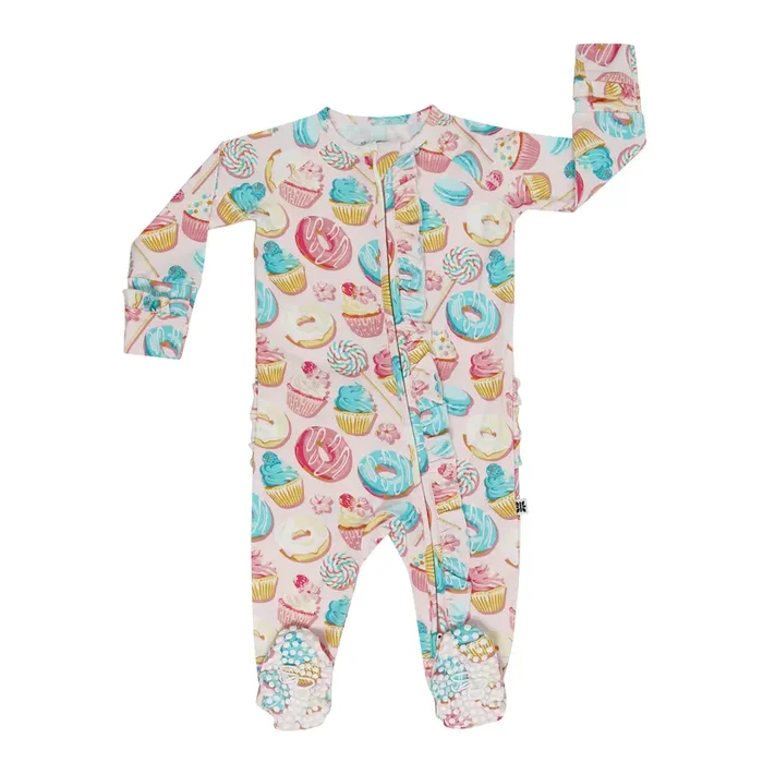 Sweet Tooth Ruffle Footie