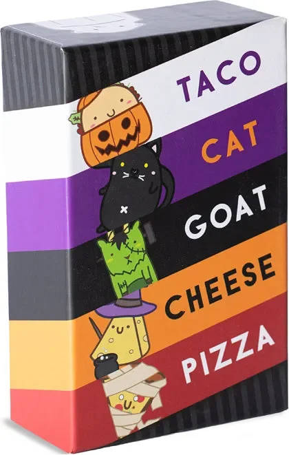 Taco Cat Goat Cheese Pizza Card Game – Halloween Special Edition