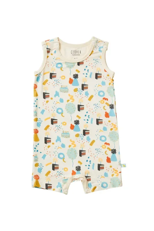 Tank Top Shorts Romper – Birthday