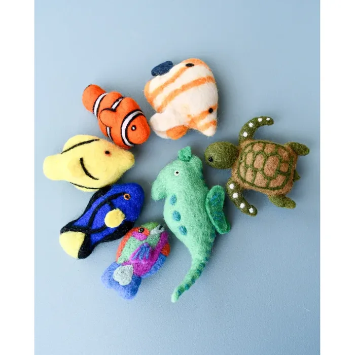 Tara Treasures Felt Coral Reef Fish Toy Set