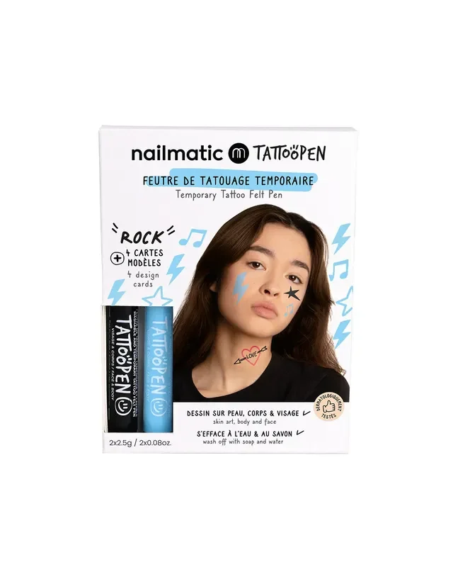 Tattoo Pen Set For Kids Rock