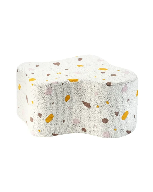 Terrazzo Marble Cloud Pouffe