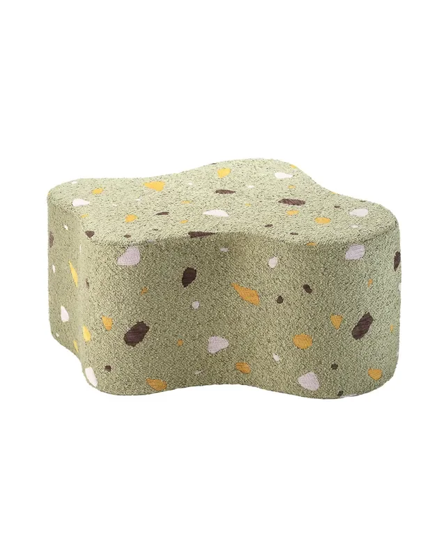 Terrazzo Moss Cloud Pouffe