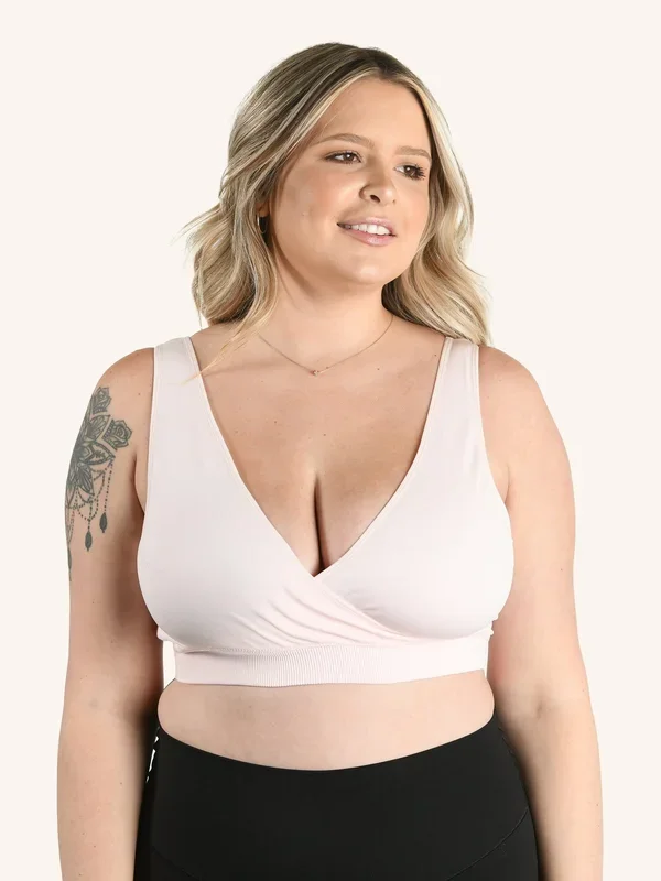 The Alora – Seamless Crossover Nursing & Sleep Bra