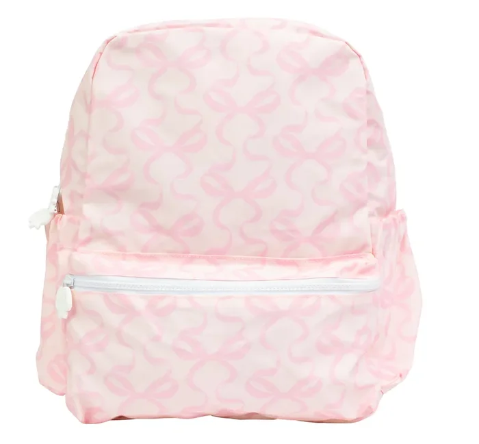 The Backpack – Bows Pink on Pink