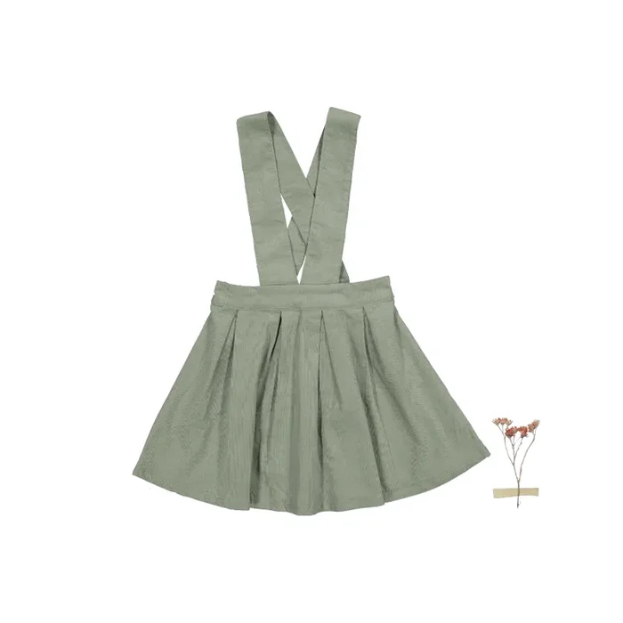 The Corduroy Dress – Sage