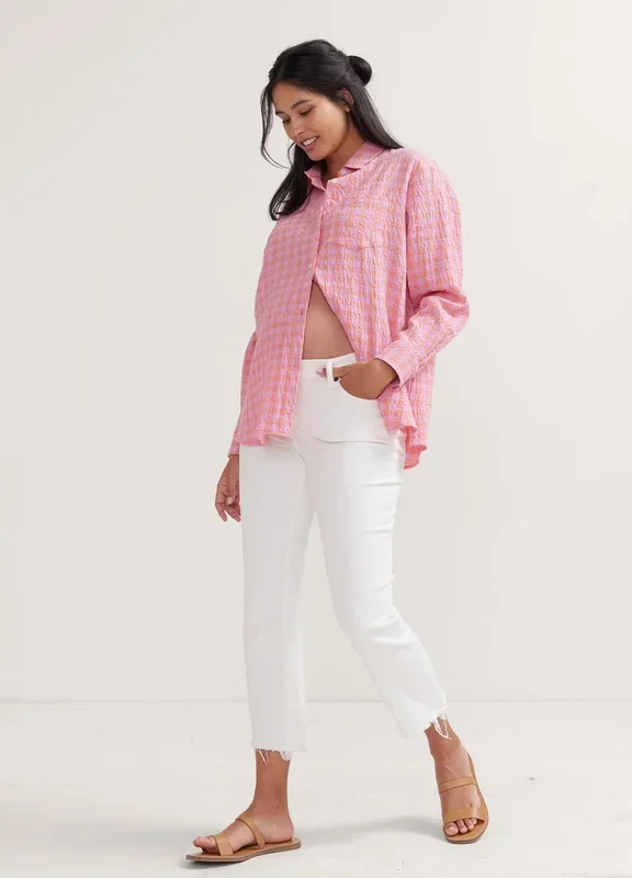 The Crop Maternity Jeans