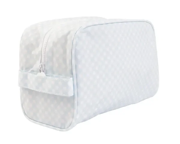 The Dopp Kit Blue Gingham