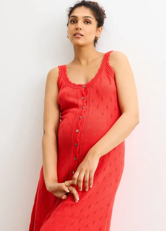 The Eloise Pointelle Nursing Tank Dress