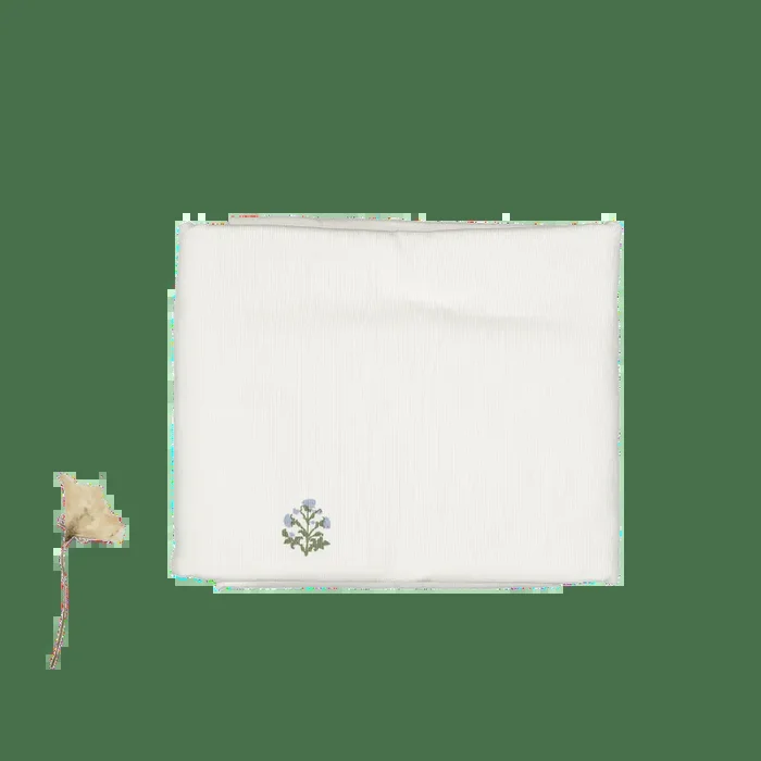 The Embroidered Blanket – Zara Blue