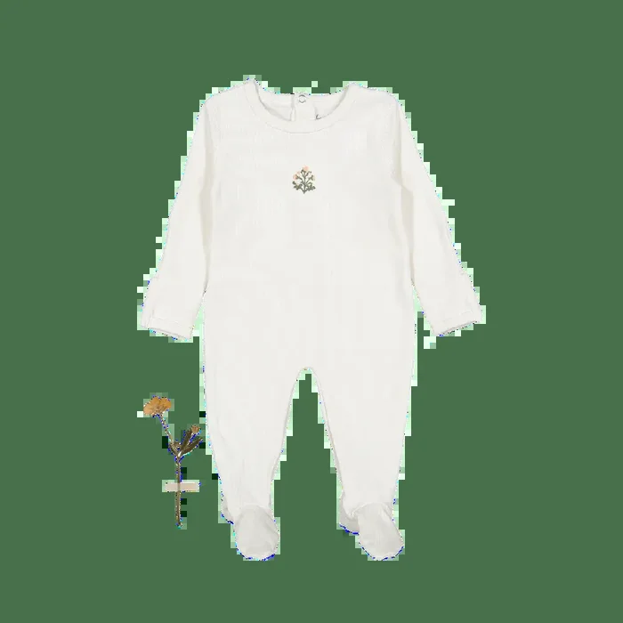 The Embroidered Romper – Zara Pink