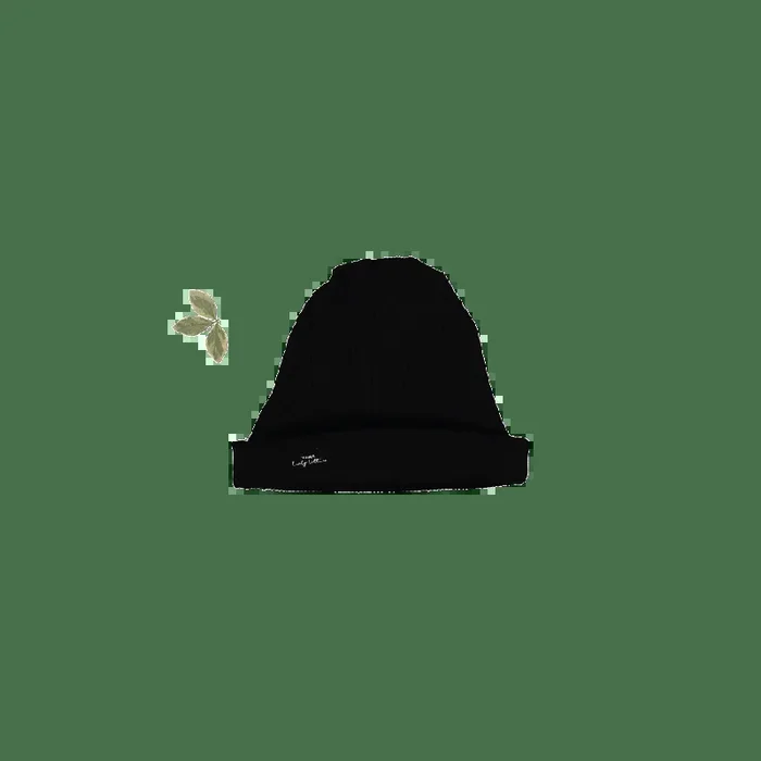 The Hat – Black Ribbed