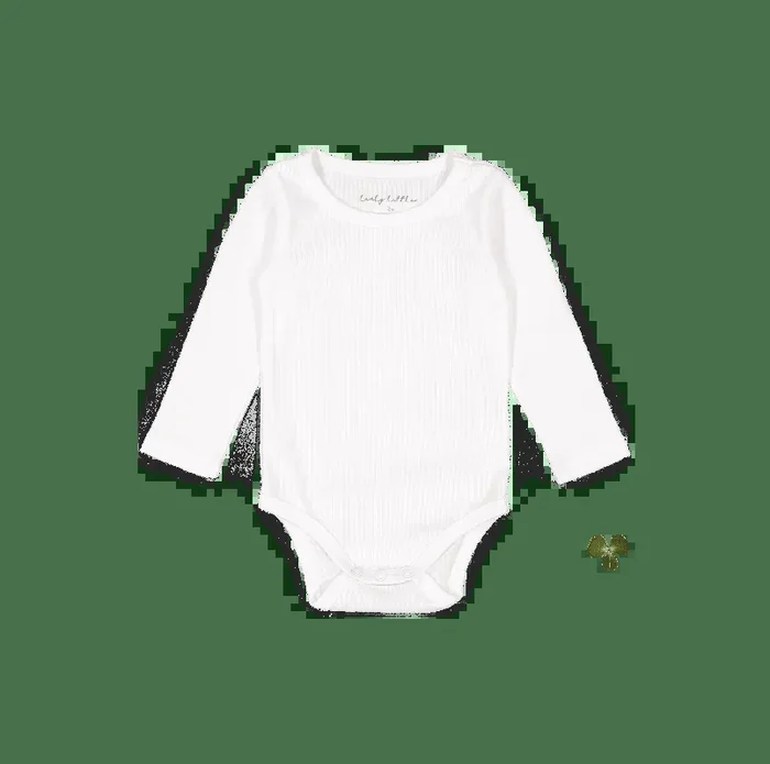 The Long Sleeve Onesie – White