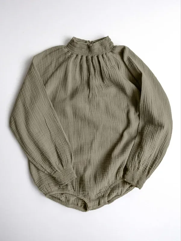 The Muslin Bodysuit – Sage