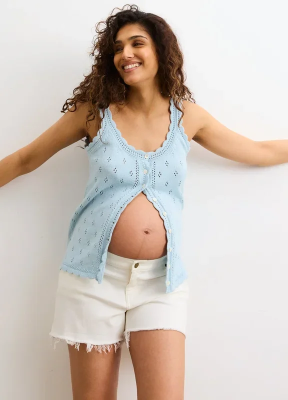 The Palmer Pointelle Nursing Tank
