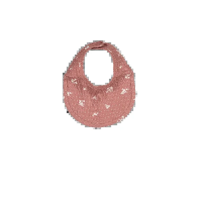 The Printed Bib – Rosewood Floral