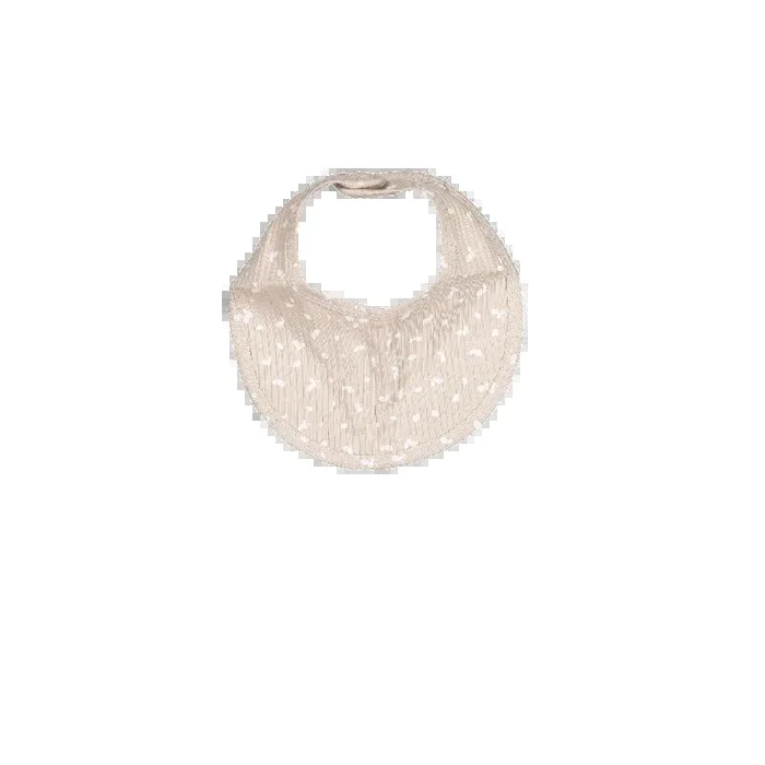The Printed Bib – Sand Petal