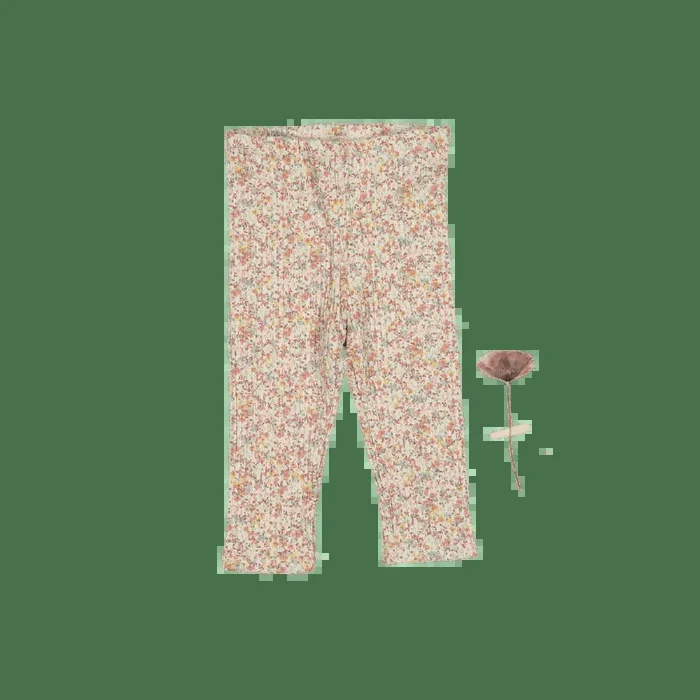 The Printed Legging – Mist Floral