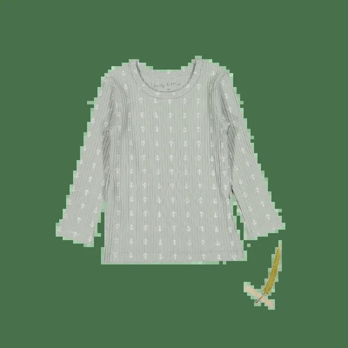 The Printed Long Sleeve Tee – Anchor