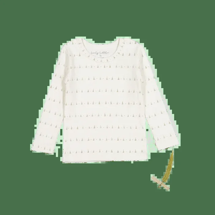 The Printed Long Sleeve Tee – Mini Sailboat