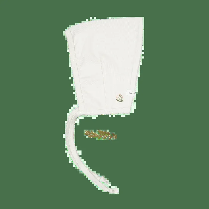 The Printed Pixie Bonnet – Zara Embroider Pink