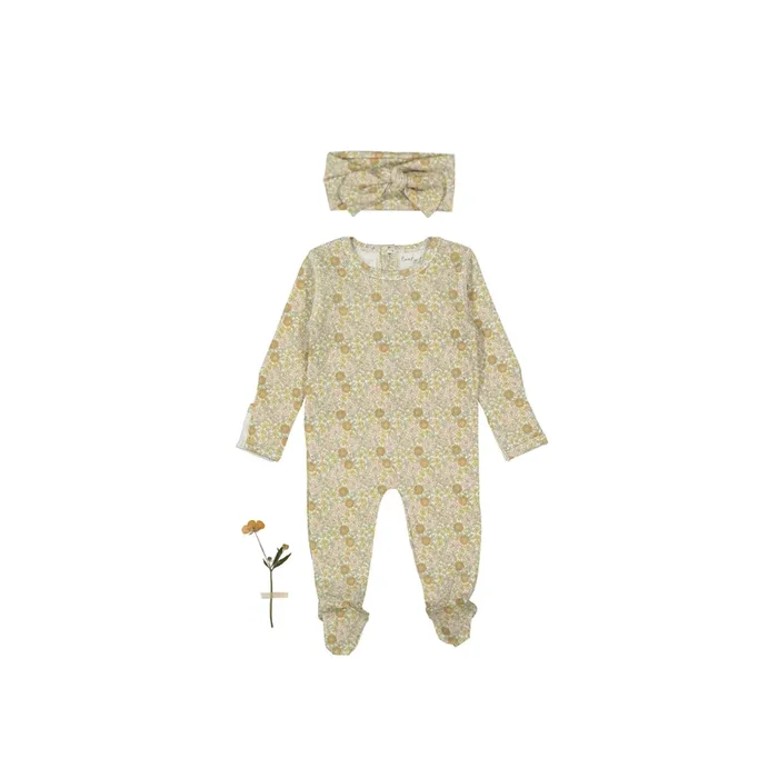The Printed Romper + Headband Set – Meadow