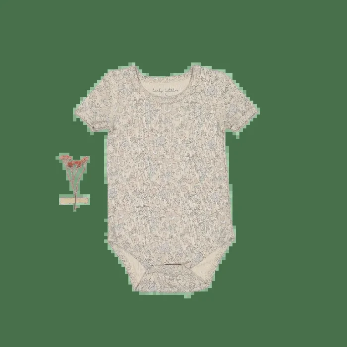 The Printed Short Sleeve Onesie – Elise