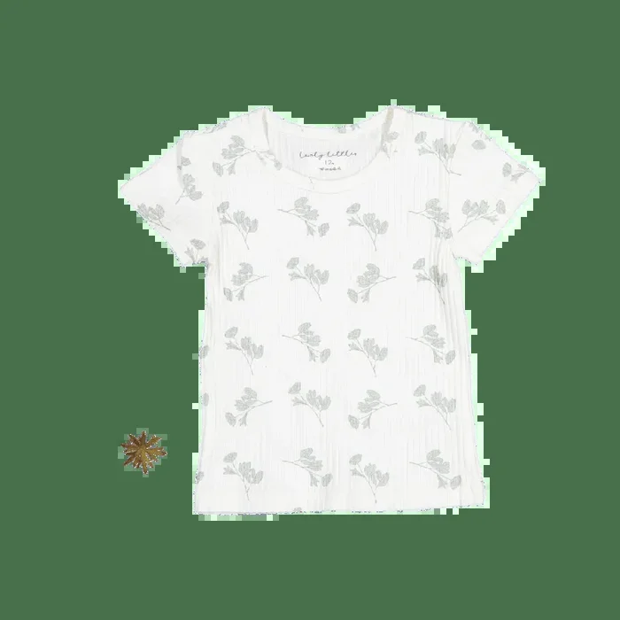 The Printed Short Sleeve Tee – Celia