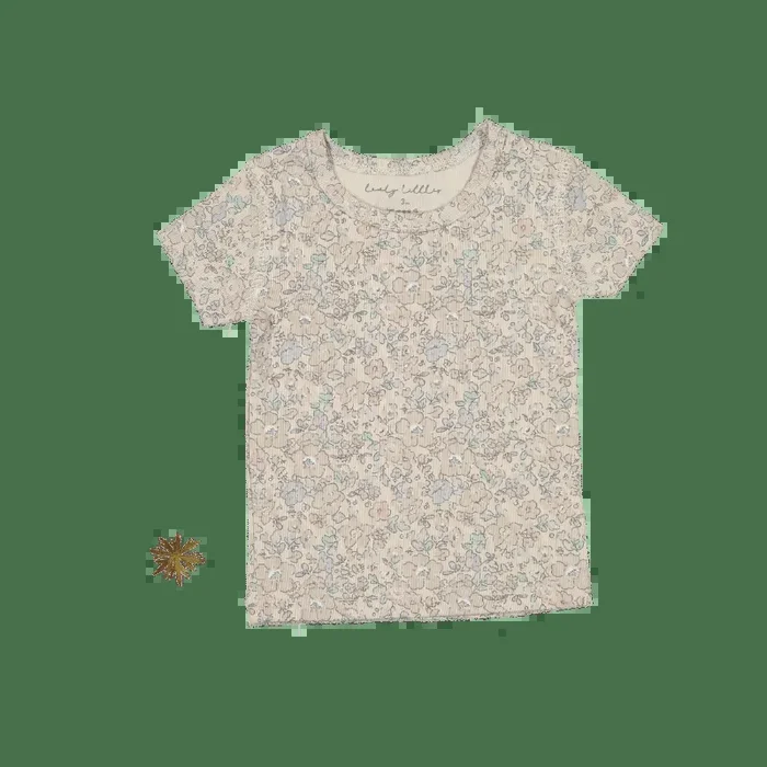 The Printed Short Sleeve Tee – Elise