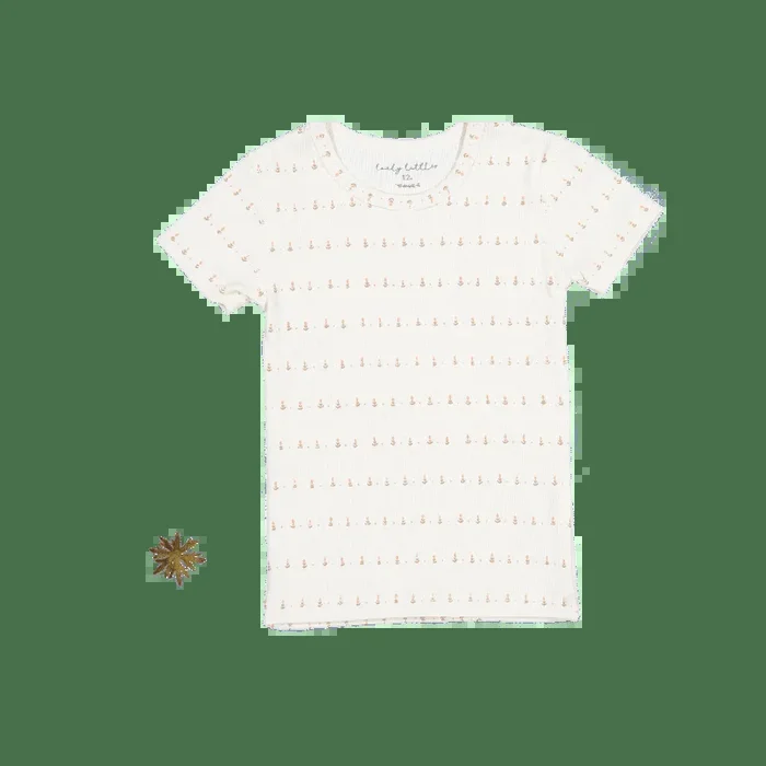 The Printed Short Sleeve Tee – Mini Tulip