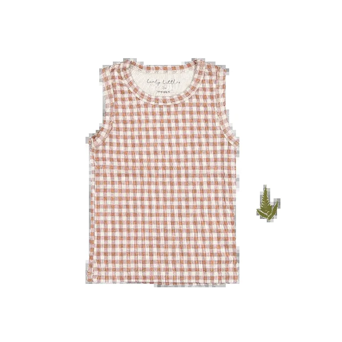The Printed Tank – Rosewood Gingham