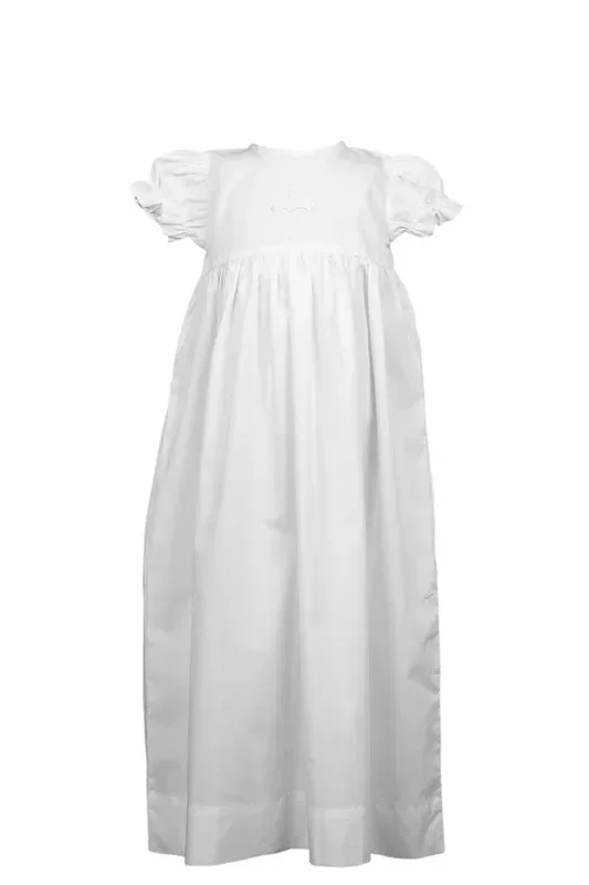 The Proper Peony Girl Baptism Gown