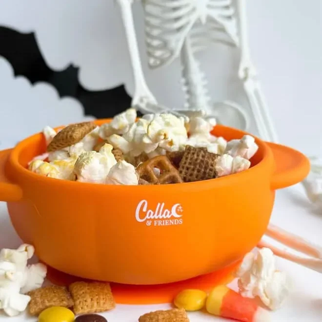 The Pumpkin Patch Suction Bowl