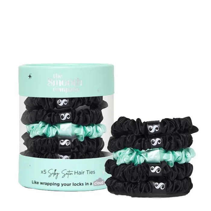 The Smooth Company Silk Satin Hair Ties