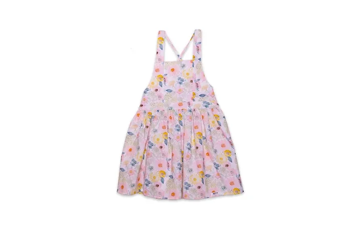 Tie Back Dress In Blooming
