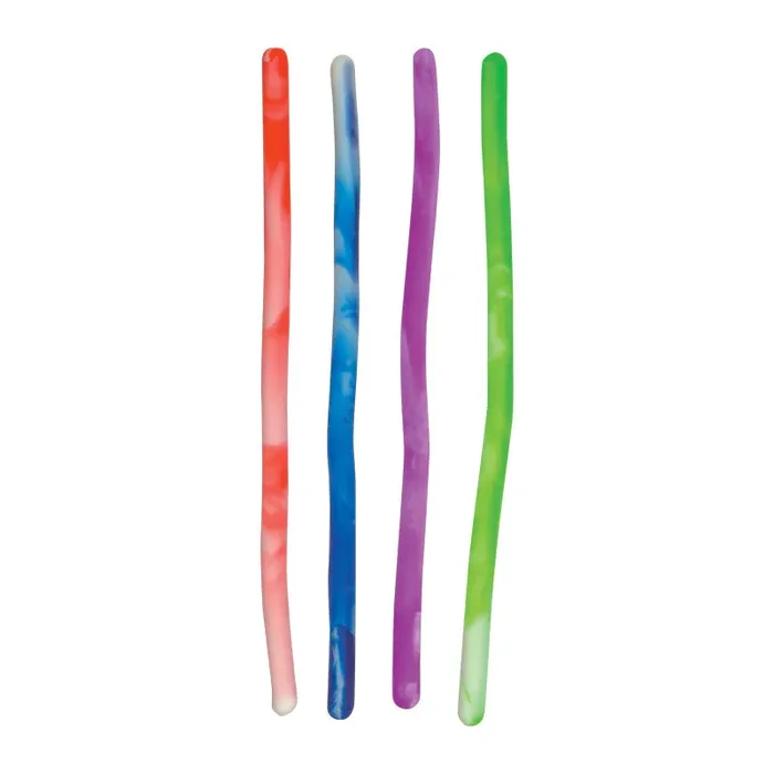 Tie Dye Noodles Fidget Toy – 12 Per Bag