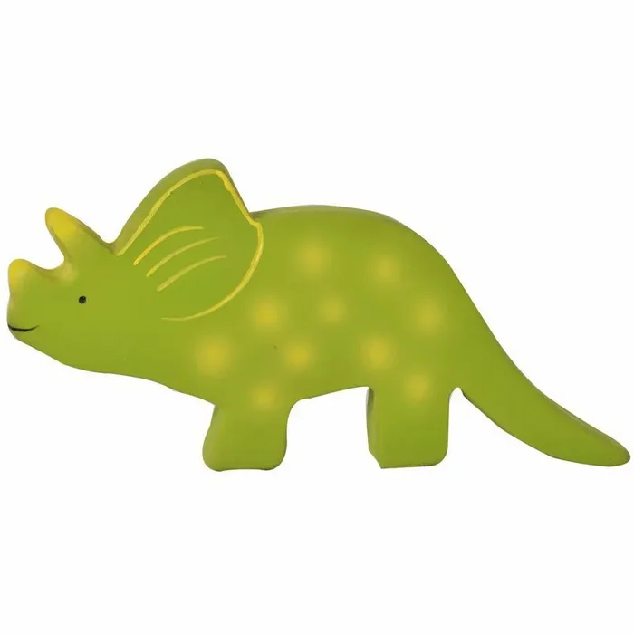Tikiri Baby Baby Triceratops Rubber Toy