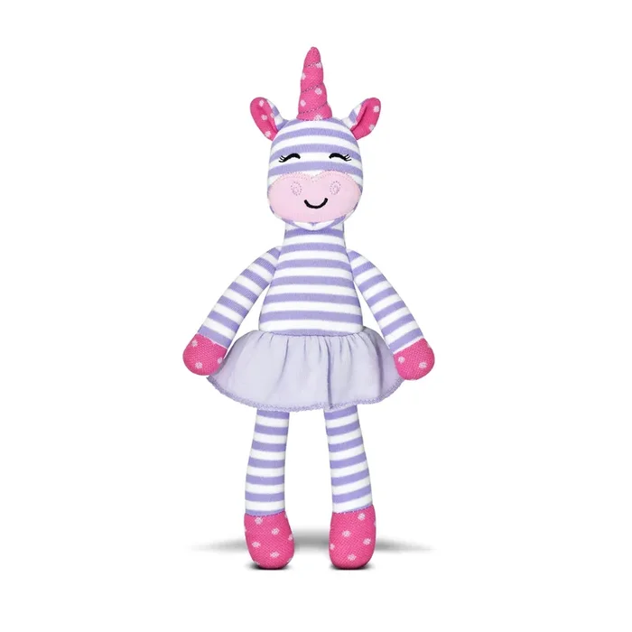 Tiny Dancing Unicorn – Purple Stripe