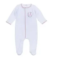 Tiny Slugger Applique Footie
