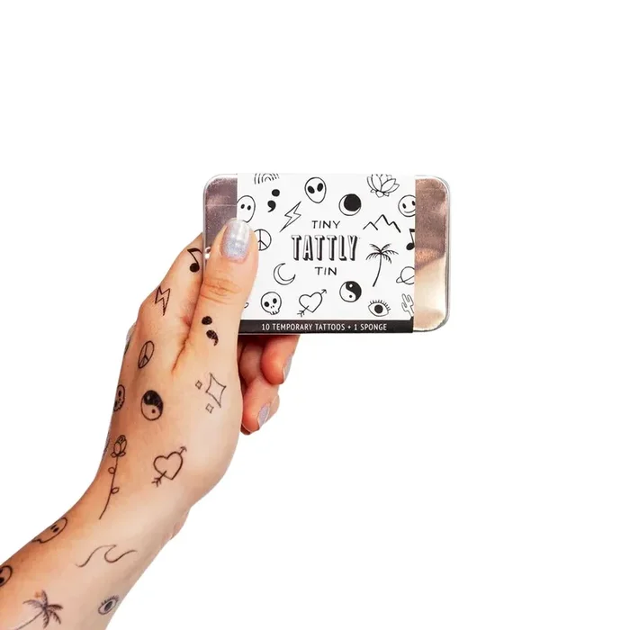 Tiny Temporary Tattoo Tins – Flash Art