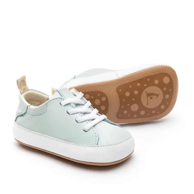Tip Toey Joey Baby Snuggle Sneaker In Wan Blue