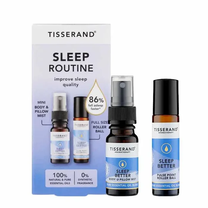 Tisserand Sleep Routine Duo Kit – Pillow Mist & Rollerball
