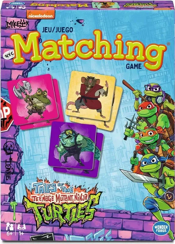 TMNT Matching Game Age 3+