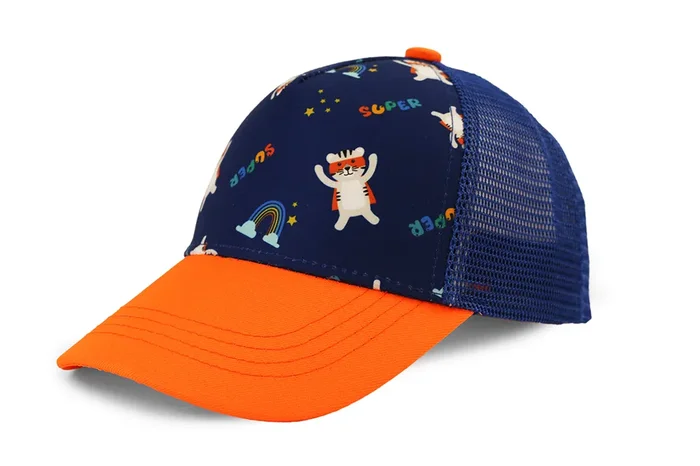 Toddler/kids Printed Ball Cap – Animal Superhero