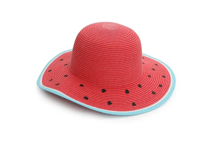 Toddler/kids Straw Hat – Watermelon