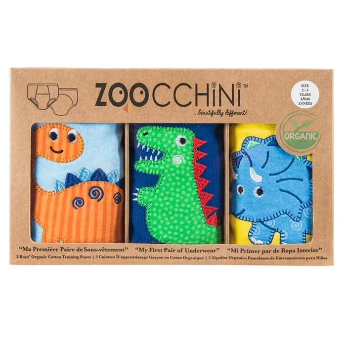 Toddler Organic Potty Training Pants (3-pk) – Jurassic Pals