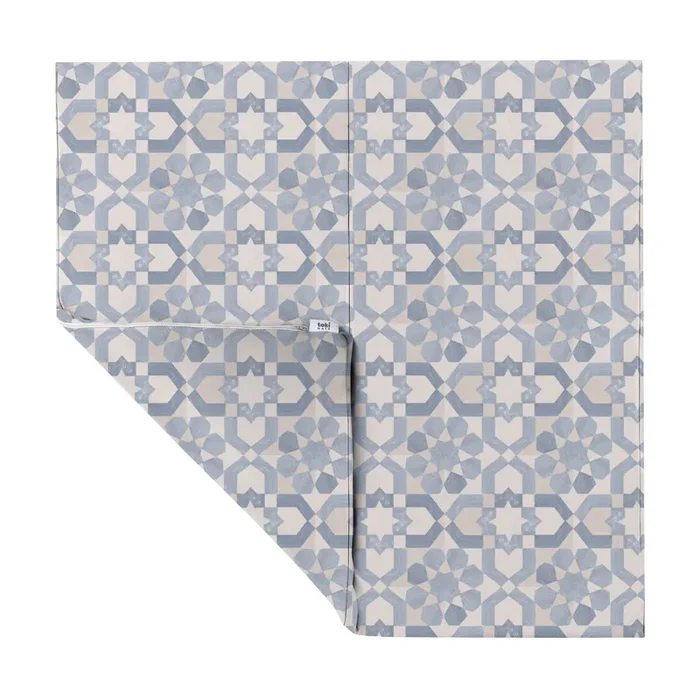 Toki Kids Blue Tile Vegan Leather Mat