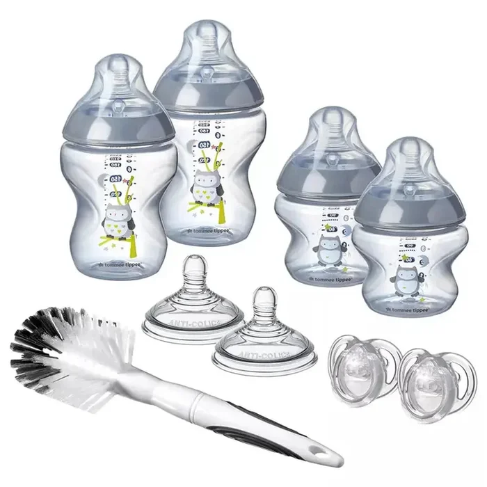 Tommee Tippee Closer to Nature Feeding Bottle Kit, Starter Set – Boy