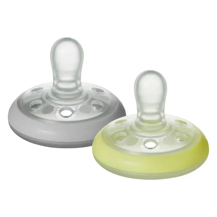 Tommee Tippee Closer To Nature Night Time Soother, 6-18 months (Pack of 2)